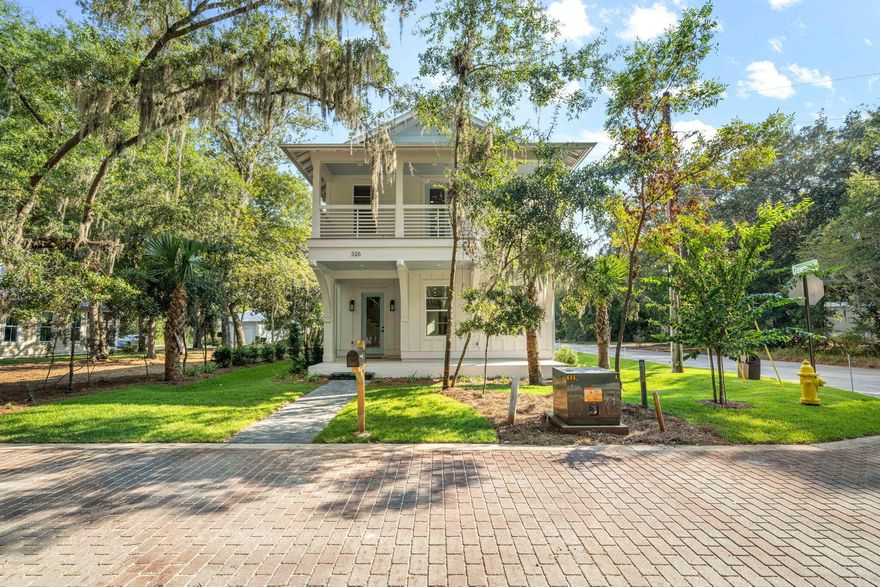 New Construction COMPLETE! Situated a stone's throw from the Choctawhatchee Bay on East Mitchell Avenue, relish in peaceful views of the Bay and Spanish moss draped oak trees with morning coffee or an evening cocktail on either the front porch or second level balcony of this nearly 3,600 square foot masterpiece meticulously designed with luxury, comfort, and convenience in Point Washington's exclusive Grayton Bayou neighborhood, where the locals live. It includes 4 bedrooms and 3.5 baths in the main house, along with an attached 1 bedroom, 1 bathroom guest suite above the two-car garage.  The floorplan is inviting, perfect for families and friends, and ensures you have the space you need to live and work comfortably in Santa Rosa Beach.  Step inside from the inviting front porch to the first floor, designed for entertaining and comfort in an open living room, chef's kitchen, and wine bar, as well as a dining room for all the delicious dinners you'll be hosting.  Alternatively, arrive through the spacious two car garage with storage nooks, and you'll walk through the breezeway complete with built-in lockers and an extra refrigerator for storing beverages for happy hour.  You'll eventually find your way to the spectacular master bedroom vaulted with 20-foot ceilings to fully embrace natural light and the personal oasis that is your new beach retreat.  Upstairs in the main house are two bedrooms and bathrooms, plus a third bonus/media room that can also function as a bedroom.  An office space/fitness area has been appointed next to the balcony so that work won't really seem like work.  Finally, for your friends coming in town, or your adult children who would like their own space when they visit, the house boasts a beautiful suite above the garage accessible by external stairs, with its own kitchen, living room, bedroom and bathroom, as well as a private balcony for enjoying breezes off the Bay.  The location can't be overstated, with the quiet Bay Ranchettes fishing dock and kayak/SUP launch right across the street for easy access to the Choctawhatchee Bay.  Grayton Bayou boasts a gated, private pool for your use a short walk away.  And if you're a boat person, you can rent a covered slip from Tom's Landing marina right in your neighborhood, with canal access to the Bay for fishing or leisure any time of the year.  Finally, the beach is just a couple miles away with plenty of public access on 30a, but without all the traffic in your neighborhood during tourist season.  For the location, the space, the design, and the price, there is no better opportunity to live your dream than right here.