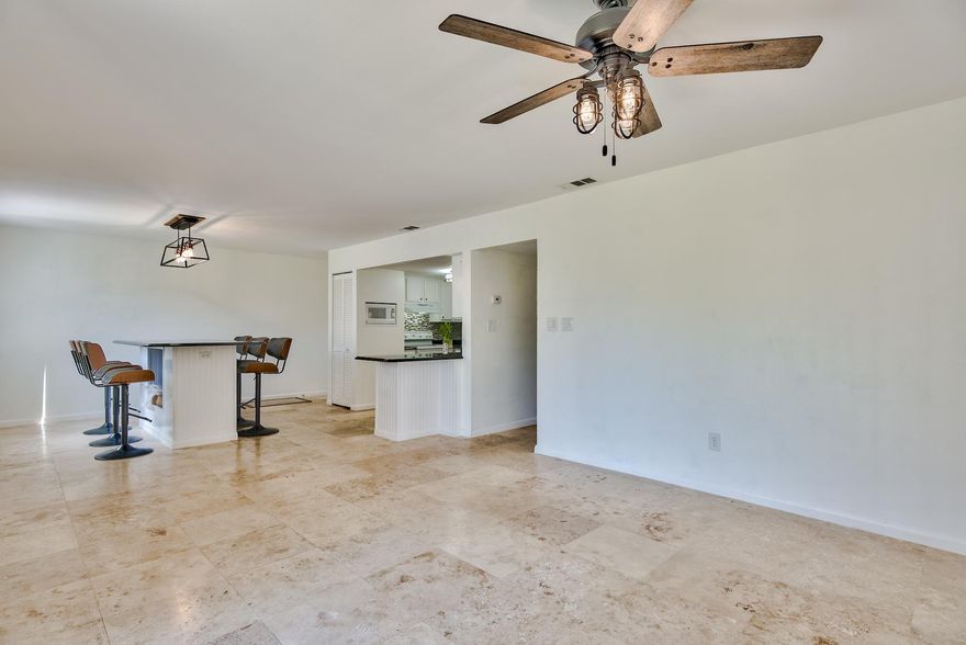 Fantastic 2-bedroom, 2-bath condo on the ground floor at Fountainhead. This lovely complex offers serene views of the Santa Rosa Sound. Pride of ownership is apparent in this well-maintained unit. Beautifully updated kitchen with granite countertops & custom backsplash. Travertine tile flooring extends throughout the entire condo, ideal for beach living. Take a quick stroll to the sparkling community pool that overlooks the Intercoastal Waterway/Sound. Fountainhead offers a pool, dock, tennis courts, & a large clubhouse. The community clubhouse features a kitchen, tv area, pool table, and is perfect for private parties. Boat slips are offered but are on a first come first serve basis so be sure to get your name on the list! This condo makes the perfect weekend getaway or primary residence.