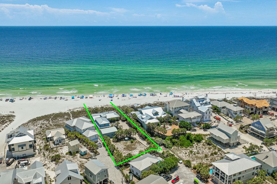 Taking Backup Offers! Rare Grayton Beach Find! 1.25 acre parcel located on the Gulf in Grayton-still one of the most beautiful beaches in the world!   This property offers tremendous potential for a family compound or dream estate. An older home built in 1977 currently sits on the property, along with an attached garage and a ''boat barn.''  The property is being sold as-is-a perfect chance to start fresh and build the home you've always envisioned. Shown by appointment only. New survey available.
