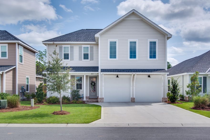 Like new (1 year old) home available for long term rent in Watersound Origins. The Farrah floor plan built by Huff homes features 4 bedrooms and 3 1/2 baths, Luxury Vinyl Plank flooring throughout, 2 gar garage, master on the main, fenced back yard overlooking a serene pond and nature preserve. Offered unfurnished but washer and dryer included.  Watersound Origins amenities include a fitness center, community pool, par 3 golf course, tennis and pickle ball courts and miles of walking trails - all within 2 miles to the beach. Rented unfurnished.