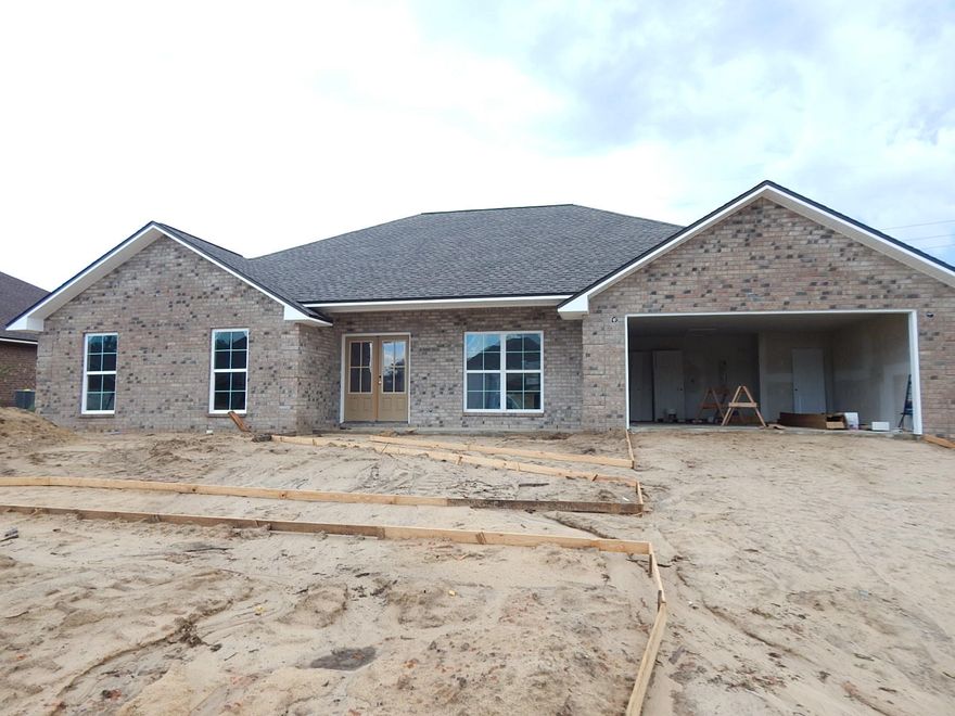 Location, Location, Location, NEW BRICK HOME! - South of I-10 in the Sought After GATED Community of Chanan Estates. SHORT COMMUTE TO 7TH GROUP, Duke Field, AND EGLIN AFB. Buyer to verify schools & the Measurements were taken from the floor plan and the buyer should satisfy themselves as changes can occur during the construction process.The builder reserves the right to make changes to the plan or finishes. The lot measurements were taken from the Okaloosa County Property Appraiser's website and/or plot plan/map. The sod and sprinkler system will be in the cleared areas of the lot. Note: There is a utility easement on the back of this property next to Airmans Memorial this will not be sodded or sprinkled. ask for a copy of the CCRS