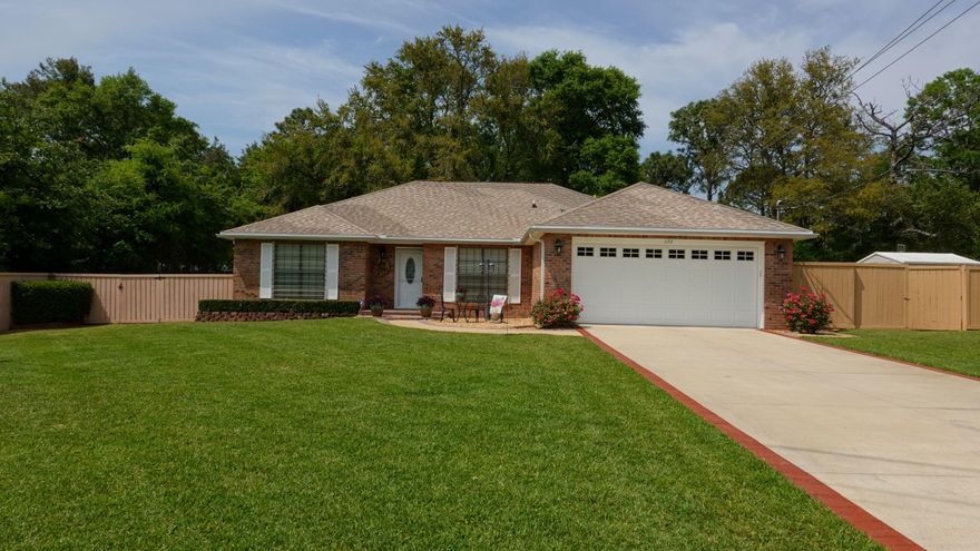 Welcome home to 133 12th Ave in the desirable neighborhood of Shalimar. This wonderfully cared for home boasts over 2000 square feet with 3 bedrooms and 2 full baths. Separate inside laundry room with new washer and dryer. Separate dining room. Breakfast nook overlooking the manicured fenced in back yard. Large great room with fireplace. Gas stove and a gourmet kitchen with granite counter tops and center island. Stainless appliances and a brand new washer and dryer are included. Gas fireplace in the living room. Brand new HVAC. Separate office or flex space off of the main living area. Property backs up to the Eglin AFB reservation.