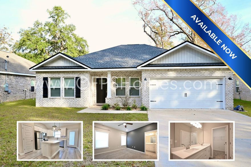 AVAILABLE NOW....3bd/2bth home with an open floor plan. Kitchen boasts white shaker style cabinets, stainless steel appliances, work island with beautiful countertops. Split bedroom plan, with all bedrooms having a ceiling fan and carpeted. In primary bathroom, oversized shower, double vanities and walk-in closet. Luxury Vinyl Plank flooring in common areas, recessed lighting throughout, pull down stairs in garage and a cozy front porch.NO smoking. 600 minimum FICO credit score required in addition to meeting rental criteria. Pets allowed upon approval with a non-refundable pet fee.All applicants are required to complete an application on https://onefamilypropertyservices.petscreening.com/ regardless of if they own a pet or not. Applicants with an ESA are also required to complete the application.
**Please note, only one pet profile per pet is required.

** Fees Required once an application is approved include, but may not be limited to: Security Deposit, Non-Refundable Fees (cleaning and rekey), $20 Certified Mail Fee, and Pet Fees (when applicable).