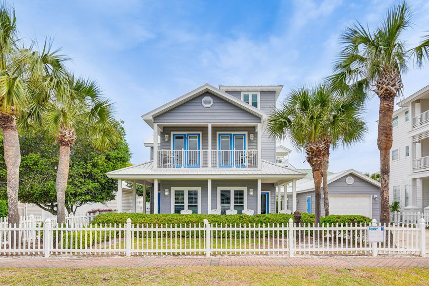 Stunning and luxurious beach house in one of Destin's most sought-after communities! This gem boasts 4 beds/3 baths in the main house, plus a 1 bed/1 bath carriage house. Steps from Crystal Shores beach access and community pool, it's perfect for permanent living or vacation rentals. Fully upgraded in 2022-2024: new HVAC, tankless water heater, renovated baths, composite decking, roof, impact-rated windows/doors, reconstructed/sealed balconies, and Everlast siding (25-yr warranty). Mold, rot, and pest-free, it's move-in ready or an income-generating dream. Enjoy partial ocean views, ample parking, and a prime location near bike trails, shopping, and entertainment. Live the beach life every day or profit from this sought-after sanctuary!
