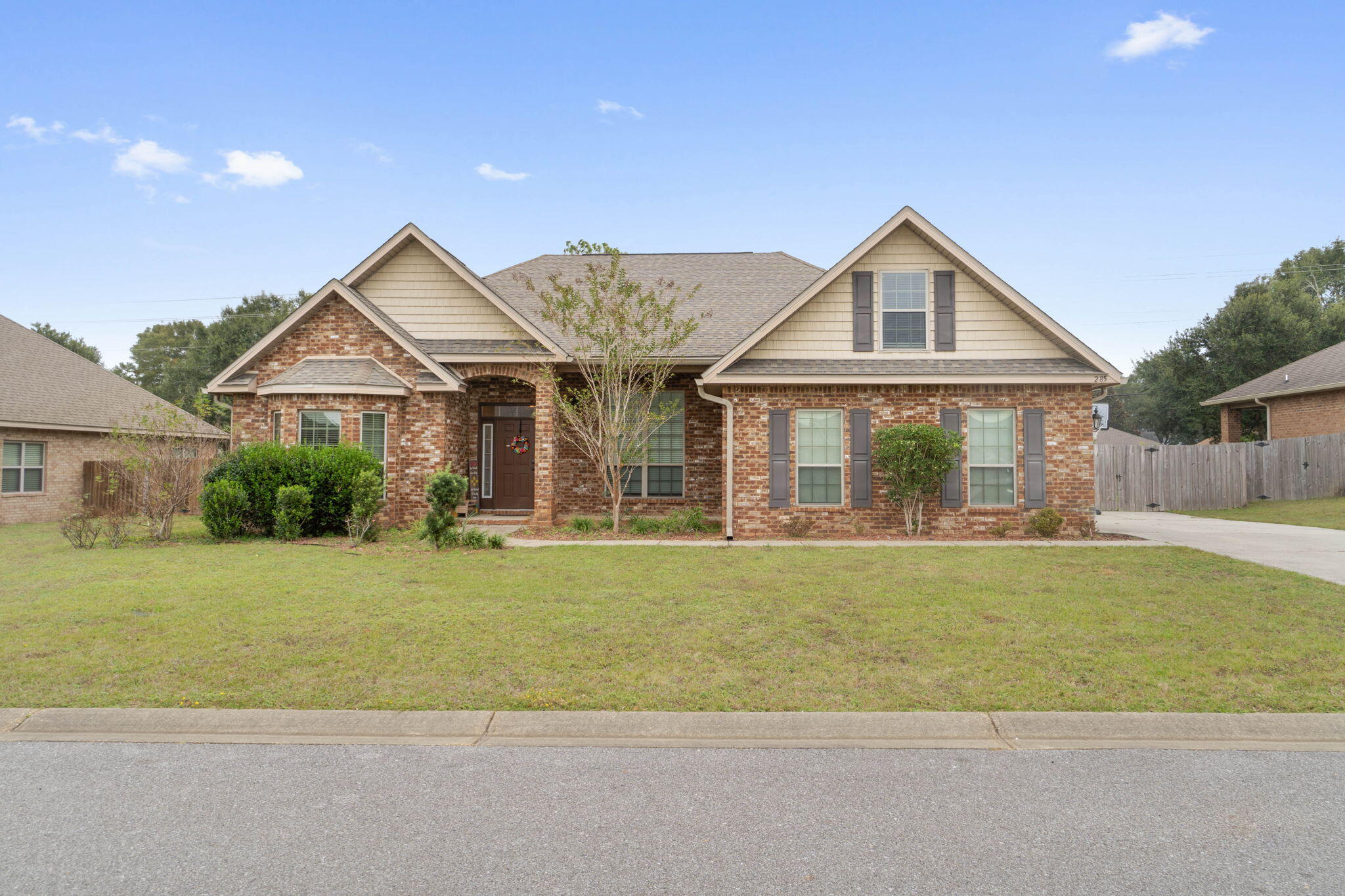Welcome home to this beautiful and spacious 5 bedroom, 2 bath brick home in the Liberty Oaks subdivision.  Offering an open floor plan with 2593sqft including a formal dining room and bonus room that can be used as a bedroom, office or playroom. Home offers a $10k water system which includes an air purification system/reverse osmosis water system and conditioner for the entire house. Generous rooms and great storage space throughout. Step outside for some fresh air and enjoy the open patio and fenced in backyard!  Trampoline and swingset convey.  Schedule your private showing today!