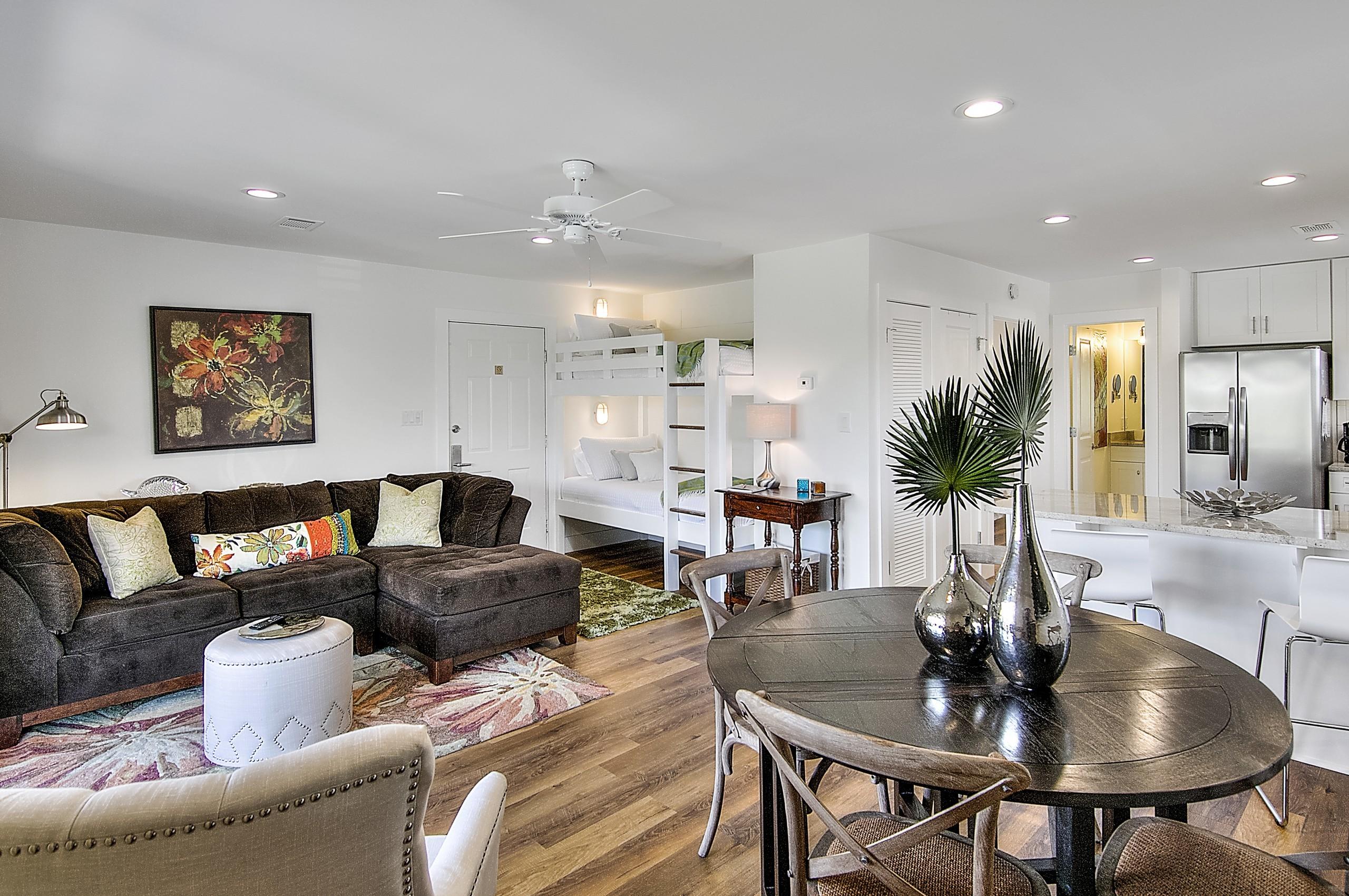 Entered for comp purposes only. Sold off-market. Fully remodeled 1 bedroom condo with bunks. Excellent rental income. Sold fully furnished.