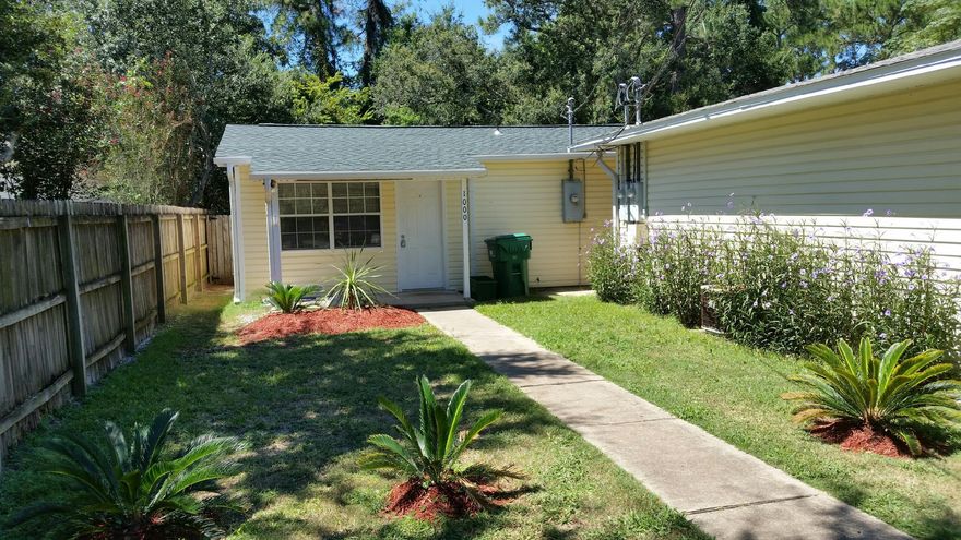 Very well maintained centrally located unit, close to both bases and shopping. Kitchen has beautiful hard surface counter tops and built in microwave range hood. Ceramic tile flooring throughout. Large utility room with washer and dryer hookup. Privacy fenced backyard. Located minutes from Hurlburt Field Air Force Base. (Hot tub to removed)