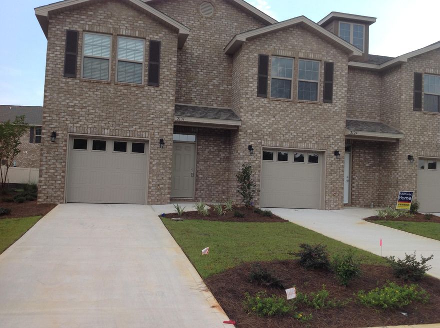 Beautiful townhome at Reserve Pointe in Navarre, Florida. This 3BR/2.5BA townhome has a definite ''wow'' factor. From the moment you enter, you'll be amazed with the craftsmanship and decadent touches found throughout the space. This includes granite counter tops in the kitchen and bathrooms, stainless steel appliances, new fixtures and flooring. Downstairs you will find the main living areas and a conveniently placed half bath. The bedrooms have been placed upstairs for additional privacy. The backyard area offers a nice patio area that is perfect for summer barbecues and cookouts.
Reserve Pointe is one of Navarre's newest communities and comes with a range of amenities for residents. This includes a playground, community pool, picnic tables and deck space. Lawn care is included in the rent. We're sorry, this Navarre long term rental is not pet-friendly.