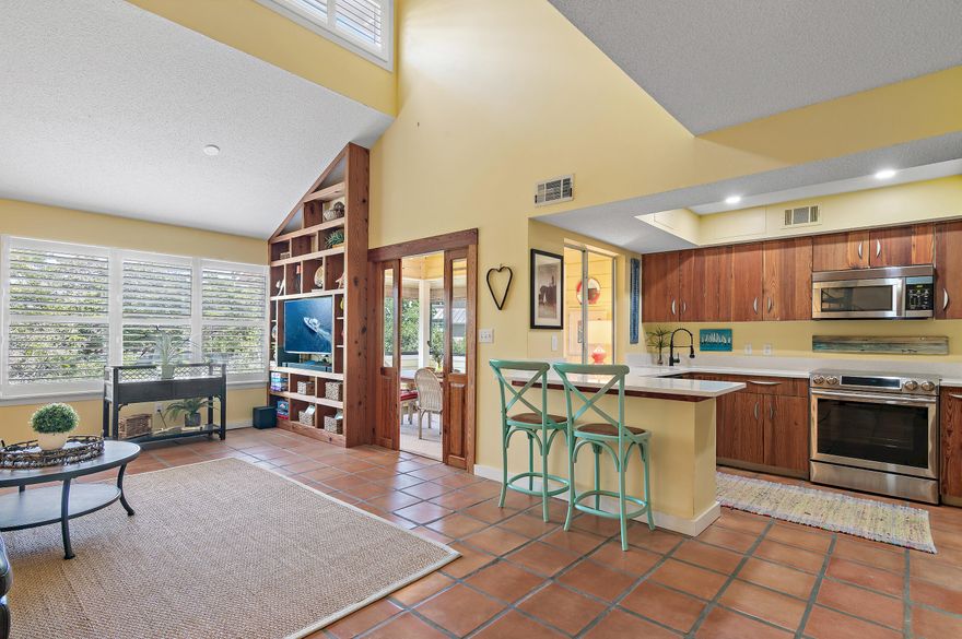 Located in a gated community with private deeded beach access, this beach cottage is full of character, charm, and quality craftsmanship throughout.Step into an open-concept living space that's both functional and inviting. The living room is anchored by timeless built-in cabinetry and classic millwork, creating a warm and welcoming atmosphere.Enjoy the benefit of expanded square footage--the former balcony has been enclosed and reimagined as a bright, airy dining area, effectively doubling your usable living space and offering the perfect spot to relax or entertain year-round.The bathrooms have been elegantly remodeled, with tasteful updates that complement the home's coastal character. Additional custom touches include a built-in laundry closet crafted from rich Philippine mahogany, showcasing the attention to detail throughout.
This thoughtfully designed cottage blends style, comfort, and coastal living all within an amenity-rich, secure beachside community. 
Hidden Dunes is truly a hidden gem more peaceful and less crowded than many neighboring communities. This gated beachfront retreat offers a wide array of resort-style amenities, including a professionally staffed tennis center with six Rubico Clay Courts,3 new Pickleball Courts, seasonal beach tram service, a lighted basketball court, three swimming pools, BBQ grilling areas, and reflecting pools with flowing fountains. Enjoy scenic walking trails, lush landscaping, and the peace of mind that comes with 24-hour security.
