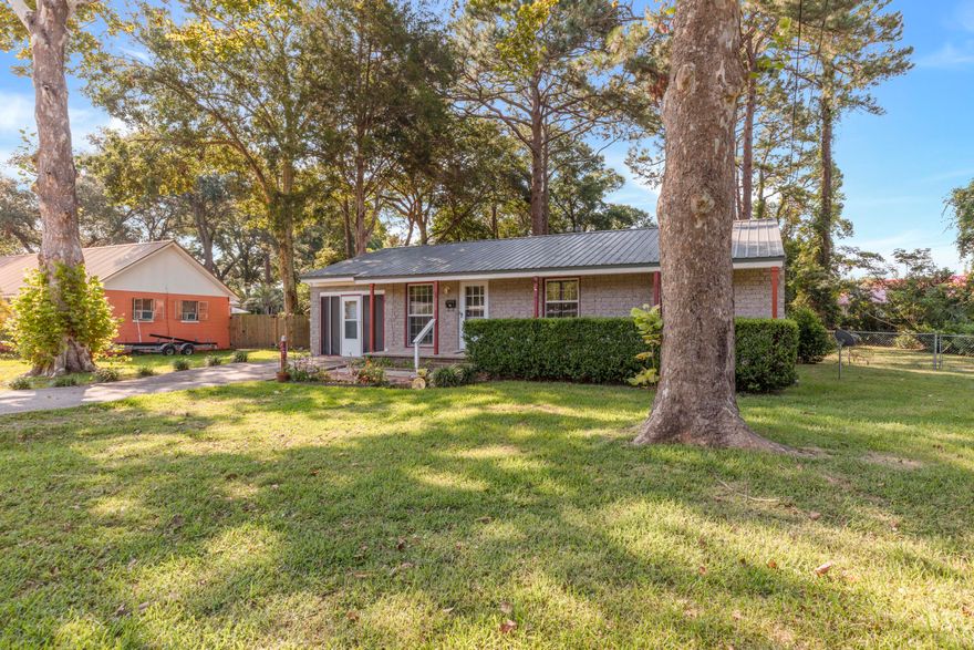 AVAILABLE NOW... 3bd/1bth NEWLY RENOVATED, ranch style home! This home sits less than one mile to water access and beaches at Choctawhatchee Bay and less than two miles to the beautiful Emerald Coast white sand beaches and all Okaloosa Island has to offer! Home sits on one of the larger lots in the neighborhood at .35 acres. Be impressed by the curb appeal featuring large mature trees, colorful landscaping and metal roof. Enjoy your evenings in the one car garage that has been partially converted to additional living space with screen door entry, backyard access, storage cabinets, window AC and more. NO smoking. Pets allowed upon approval with a non-refundable pet fee. 600 minimum FICO credit score required in addition to meeting rental criteria. AS IS Washer/Dryer.