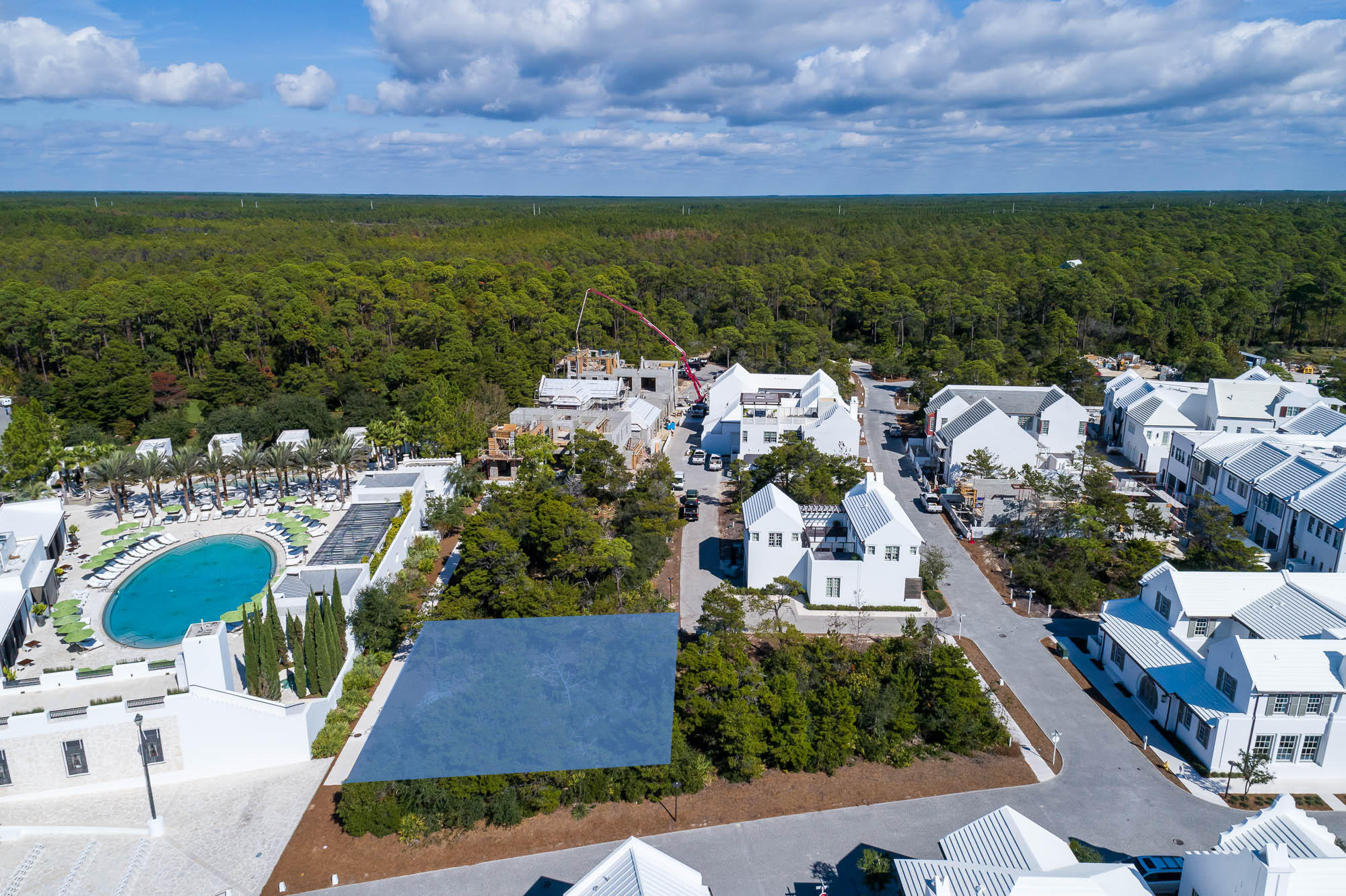 Entered for comp purposes. This Alys Beach corner homesite is located north of 30A just steps away from Caliza Pool & Restaurant.