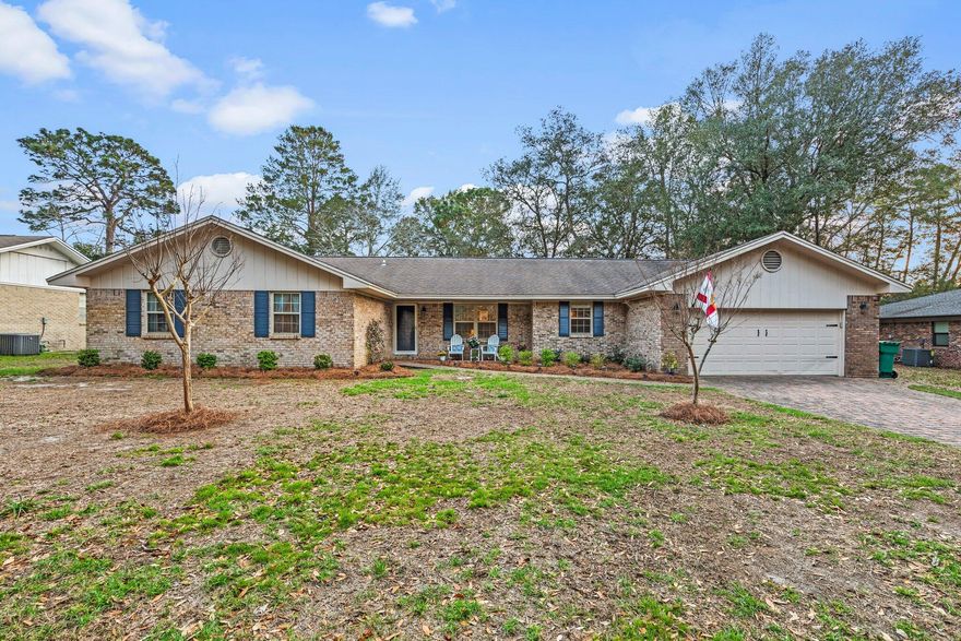 Looking for a family home that has it all? Look no further! Huge lot, 4b/2b open floor plan home, with recently renovated kitchen & bathrooms! Enjoy your morning coffee in the spacious sunroom that overlooks the 13th hole of the Rocky Bayou Golf Course or create a workshop area in the huge 41 x20 garage! Located in sought-after Rocky Bayou on a quiet, cul-de-sac street, you'll be conveniently located - Eglin, Destin beaches, Publix and Chick Fil A! Zoned for A schools (Plew, Ruckel, Niceville). You won't want to miss this one - call for a showing today! Pets considered, but restrictions apply. Pets must be spayed/neutered, housebroken and current on all shots. Requires a non-refundable pet fee. Any person at least 18 years old must apply separately. Tenants required to carry renter's Insu.