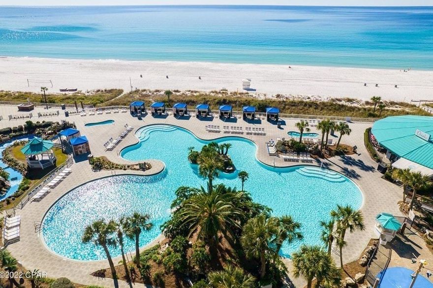 Let's GO! Edgewater Beach & Golf Resort is the gateway to the Ultimate Panama City Beach Resort Experience! - Golf Villa 1905 has the perfect beach vibe with great views overlooking the 4th hole on the greens. You will never need to leave the resort with the array of amenities available to owners and guests. Relax on the beach or birdie on the Par-3 Golf Course. Additional Amenities Include 10 Tennis Courts, 5 Pickleball Courts, 10 Shuffleboard Courts, 11 pools (10 heated seasonally and 4 gulf-front hot tubs. Catch the beach tram or stroll over to the beachside lagoon pool and Ocean's Bar & Grill.