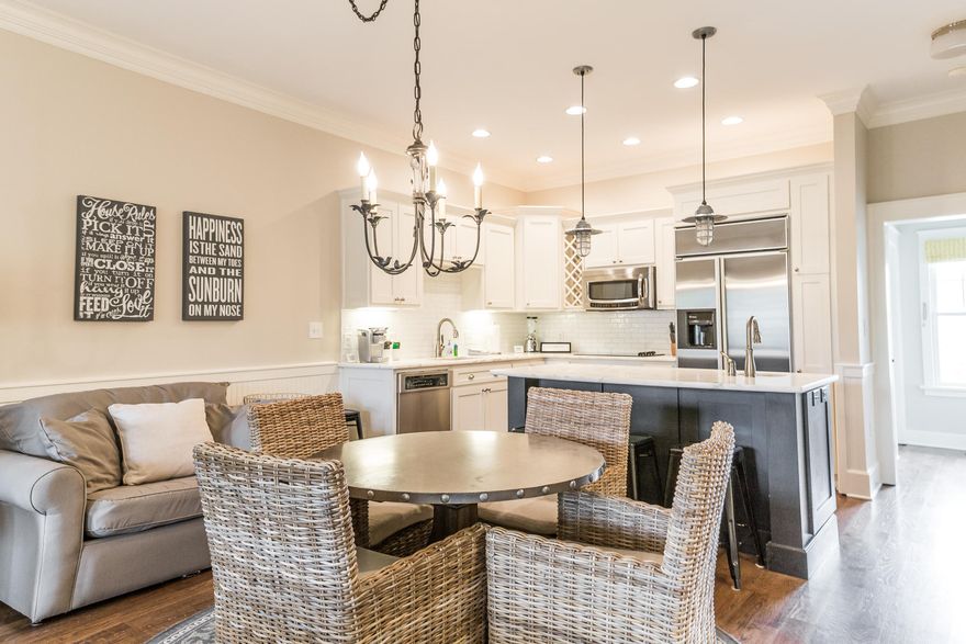 This one of a kind 2-bedroom, 3-bathroom condominium in phase 1 of WaterColor offers the best of the 30A beach life! Enjoy your coffee or cocktail on the screened-in porch overlooking beautiful Cerulean Park after a day spent on the sugar white sands of the WaterColor Beach. The coveted first floor master bedroom offers an en suite bathroom. Just down the hall is the guest bedroom. A first floor bonus room offers additional sleeping accommodations with twin-over-twin bunk beds. A full bathroom completes the first floor. The second-floor embraces the open living space lifestyle. The gourmet kitchen features GE monogram stainless steel appliances, designer cabinets, marble counter tops, a large island and opens into the dining area. The living room makes for a relaxing space and offers an open balcony that like the first floor porch, overlooks Cerulean Park and allows for amazing views of the Watercolor community. A third full bathroom is conveniently located down the hall and is next to an additional set of twin over twin bunks. The WaterColor community includes residential homes and a beach-side resort on the beautiful Gulf of Mexico and the breathtaking coastal dune lake, Western Lake. Quaint streets and pathways connect homes to the community parks, shops, the lake and the beach making biking, running and walking that much more enjoyable! The Watercolor community offers several resort style pools to include water slides and a lazy river, tennis courts, basketball courts, playgrounds, fitness center and a boathouse stocked with kayaks, canoes, paddle boards and fishing equipment. This condo is the perfect combination of convenience, comfort and style as it is located centrally between Western Lake and the Gulf of Mexico beaches! Call for a showing today!