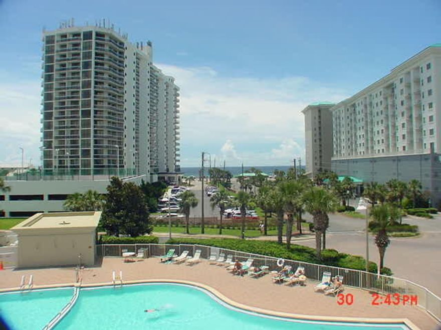 Great 2 bedroom/2 bath non-rental unit in Ariel Dunes with an extra large balcony overlooking the pool and with views of the Gulf of Mexico. This great two bedroom features 9 ft ceilings, stainless appliance's, granite countertops in the kitchen and tile thru out living area. Enjoy the two large pools totaling approximately 12,000 square feet as well as convenient deeded access to over 2,000 feet of white sugar sand beach which is less than 200 yards away. Ariel Dunes is located in Seascape - a gated community offering amenities such as golf, tennis, pools, and a conference center. Great rental or second home! All measurements are approximate and should be verified by buyer.