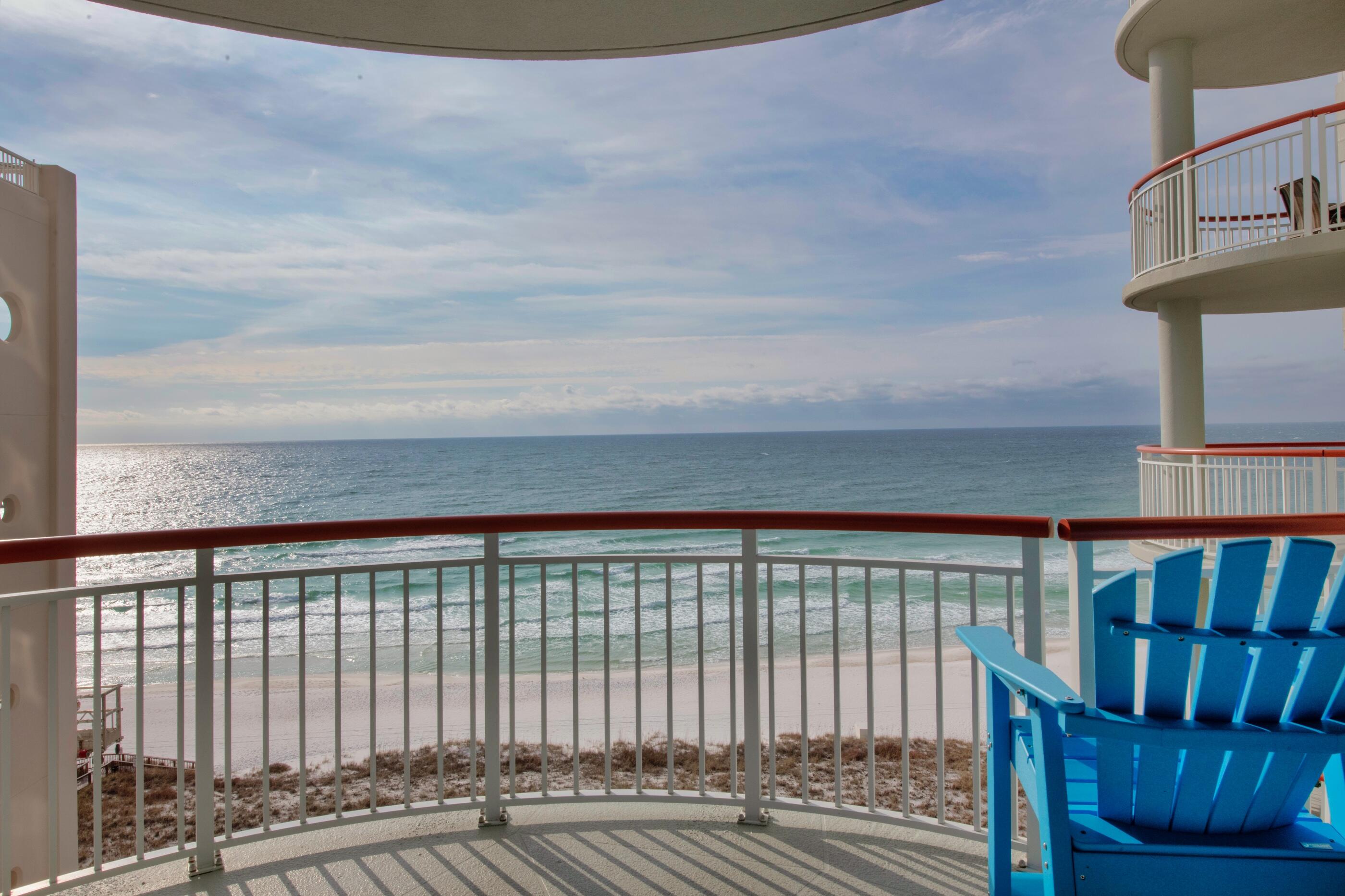 Breathtaking views of the Gulf and Santa Rosa Sound! This 3 bed and 3 bath end unit has stunning views from every room. Beach Colony Resort offers great units, but nothing is quite like 9A. This Amazing and spacious condo hosts an excellent floor plan that comes fully furnished, is elegantly decorated, and shows like it hasn't aged a day. Come live and relax enjoying key features like: A massive balcony with views of the white sand beaches and the emerald color water of the Gulf of Mexico, 9' Ceilings, 18' decorative title throughout, plantation shutters, kitchen granite countertops, and a breakfast nook with views of the sound. There are 2 master bedrooms in this unit. The first has private balcony access, gulf views, large master closet, cultured market dual vanities
