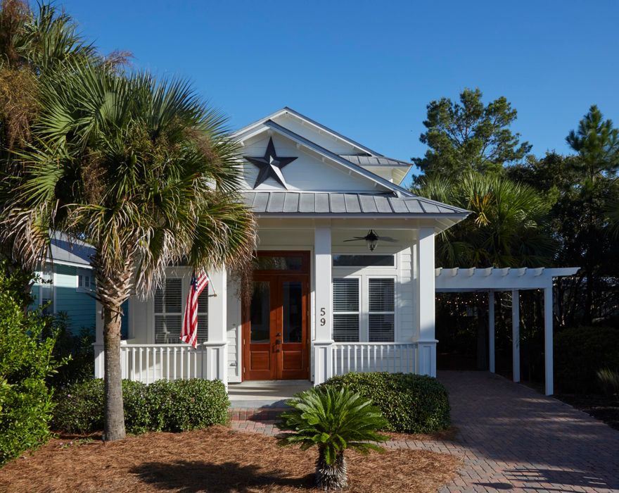 Gorgeous home in Cassine Village with a 5 minute walk to the beach in a nice quiet cul-de-sac. Home has been totally remodeled. The pool and tennis courts are a few steps away. Cassine Village is in popular Seagrove Beach and has a beach walkover, 2 pools, 2 tennis courts, hiking, ect. Very nice location within walking or biking distance to Seaside, many shops and restuarants. Seller will consider all offers.