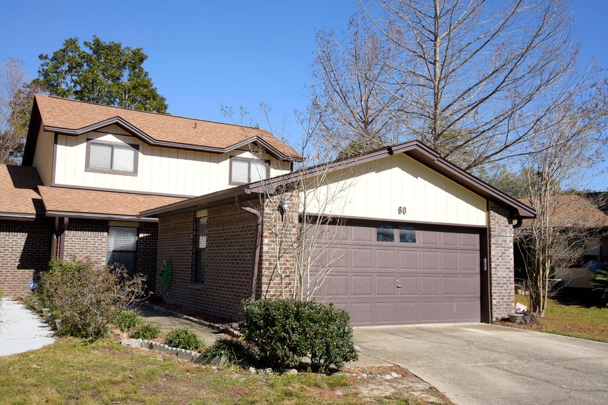 Convenience, Updated & Waterfront Access, all great qualities of this 3/ townhome in Valparaiso.  This Hidden Cove unit offers an easy commute to Eglin AFB.  Unit features an updated kitchen including granite countertops, stainless appliances and tile floors. Great room opens to an enclosed Florida room for extra living area.  Downstairs master boasts a great walk in shower and plenty of room for a king sized bed.  The 2 upstairs bedrooms are bright and roomy with lots of closet space. Upstairs bathroom is convenient to both bedrooms. Owner has even provided a washer & dryer (not warranted) for the tenant's use. Garage offers extra storage room for all your 'stuff'.  Hidden Cove is a water front community and includes a sparkling community pool and club house.  Owner will allow a dog with restrictions.  Any person 18 years old or older must apply separately. Call today to schedule your showing appointment.