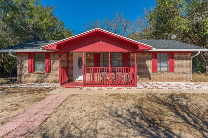 Well maintained 3 bedroom, 2 bath brick home offering 1,125 square feet with a desirable split floor plan. Situated on a full acre along a paved road just 2.5 miles from town, providing the perfect balance of space and convenience. Major updates include a new roof with gutters (2023), HVAC system (2023), and hot water heater (2024). Recent interior upgrades feature updated flooring, bathrooms, ceilings, and trim work. The chain link fenced backyard offers room to play or garden and includes two storage buildings for added functionality. Seller will install a stove/oven prior to closing with an acceptable offer. A solid home with modern improvements on a generous lot, move in ready, and a must see.