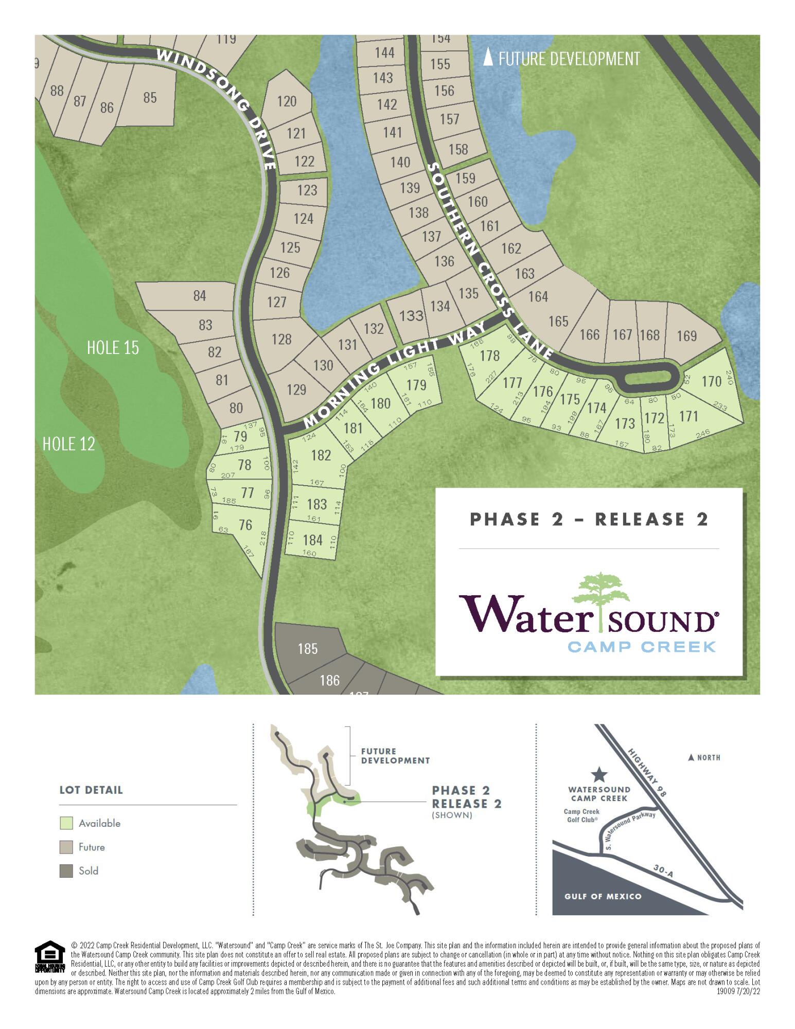 Watersound Camp Creek - Land
