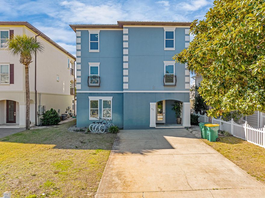 Spacious and thoughtfully updated, this 9-bedroom, 5.5-bath beach home is located in the highly sought-after Crystal Beach community of Destin, Florida, just half a block from the beach. Offering approximately 4,100 square feet, the home is designed for both comfort and performance as a strong income-producing rental or exceptional second home.The open-concept main living area on the first floor features a large kitchen and living space with abundant seating, ideal for hosting groups and gatherings. The home has been professionally designed and decorated, with new flooring throughout, extensive trim and crown molding in every room, and complete interior and exterior paint completed in 2024. The kitchen and bathrooms were remodeled in 2025, adding modern finishes and functionality. Outdoor living is a highlight, featuring an upscale pool and spa added in 2024, along with a newly added gazebo, lighting, and furnishing; perfect for relaxing after a day at the beach. The second floor offers an additional sitting area, and the home includes over 800 square feet of porches, extending the living space outdoors. All bedrooms are generously sized, including an expansive primary suite with a large en-suite bathroom and a private washer and dryer located within the primary closet. With its prime location, substantial updates, and strong rental appeal, this property presents an outstanding opportunity in one of Destin's most popular beachside neighborhoods.

