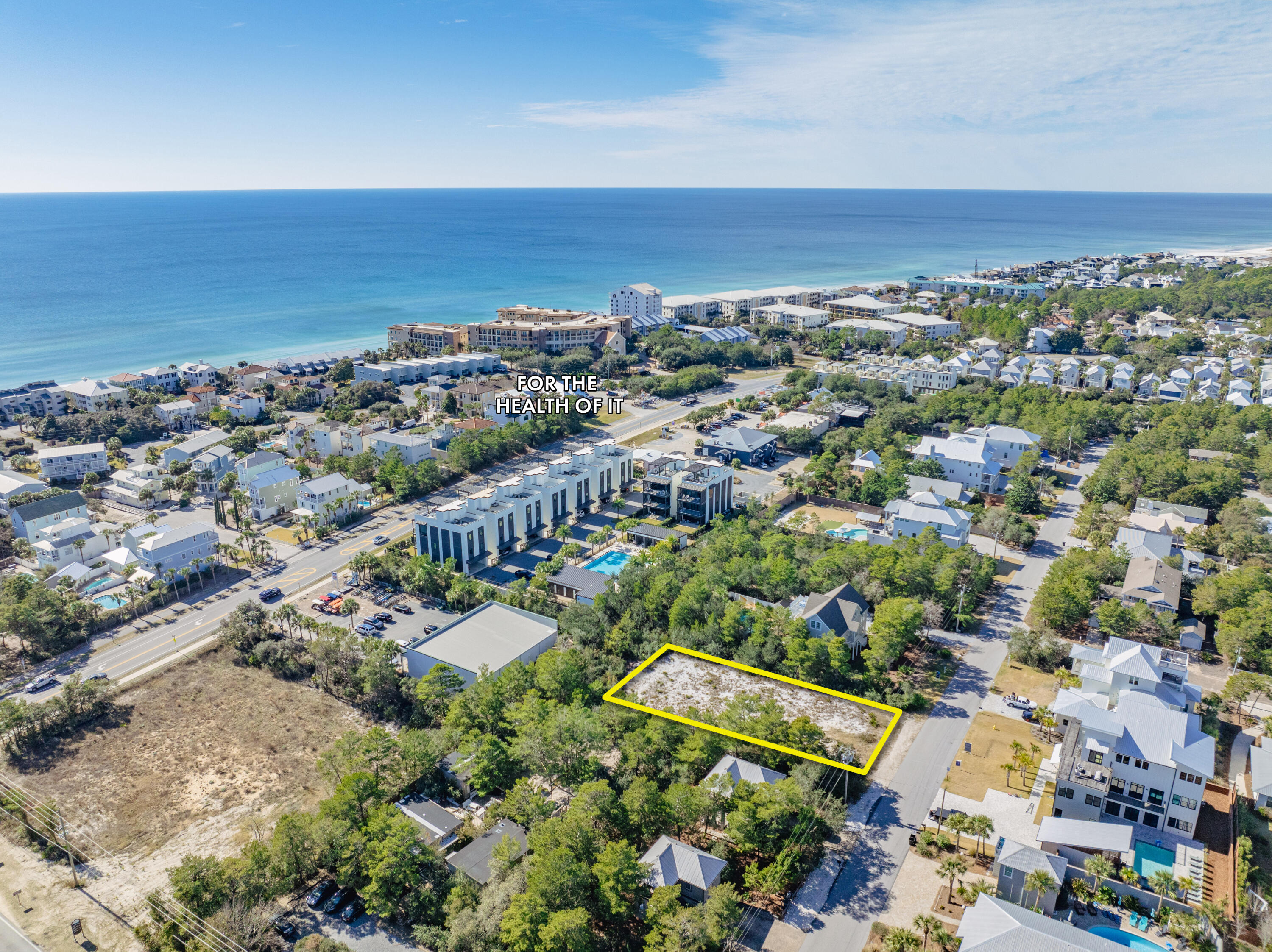 Extraordinary 1/2+ acre homesite atop a large bluff providing a phenomenal future view corridor.  The 110' in width will accommodate a magnificent array of floor plan designs.  The lot is within walking distance to the public beach access at CR 83 and Highway 30A.  This expanse and elevation of lot is extremely rare along the Scenic 30A corridor in Santa Rosa Beach, Florida.  Boundary & Topographical Survey is uploaded to this listing, as well as a conceptual house plan.  Please inquire for further details.