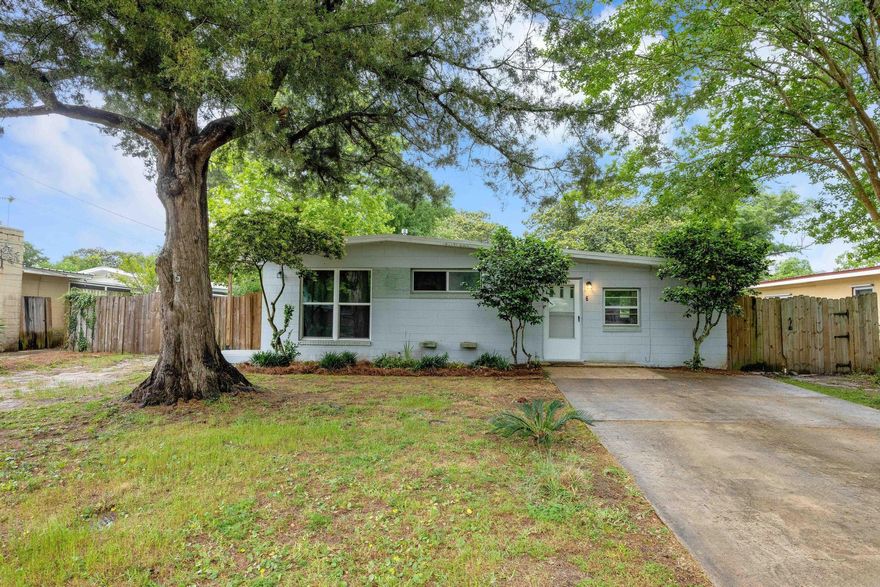 This cozy home is  located 10 minutes from the beach with In-ground gunite pool with a salt water system. What more do you need? A low electric bill? That's right, it includes solar panels that were installed 2 years ago. The owner had the roof replaced in 2022 prior to the solar panels being installed. Inside, there an extra room that could be used for dining, office, storage, etc. There is an interior laundry room. The beamed ceilings throughout the house give the home a contemporary look. Put this house on your list of must see homes!