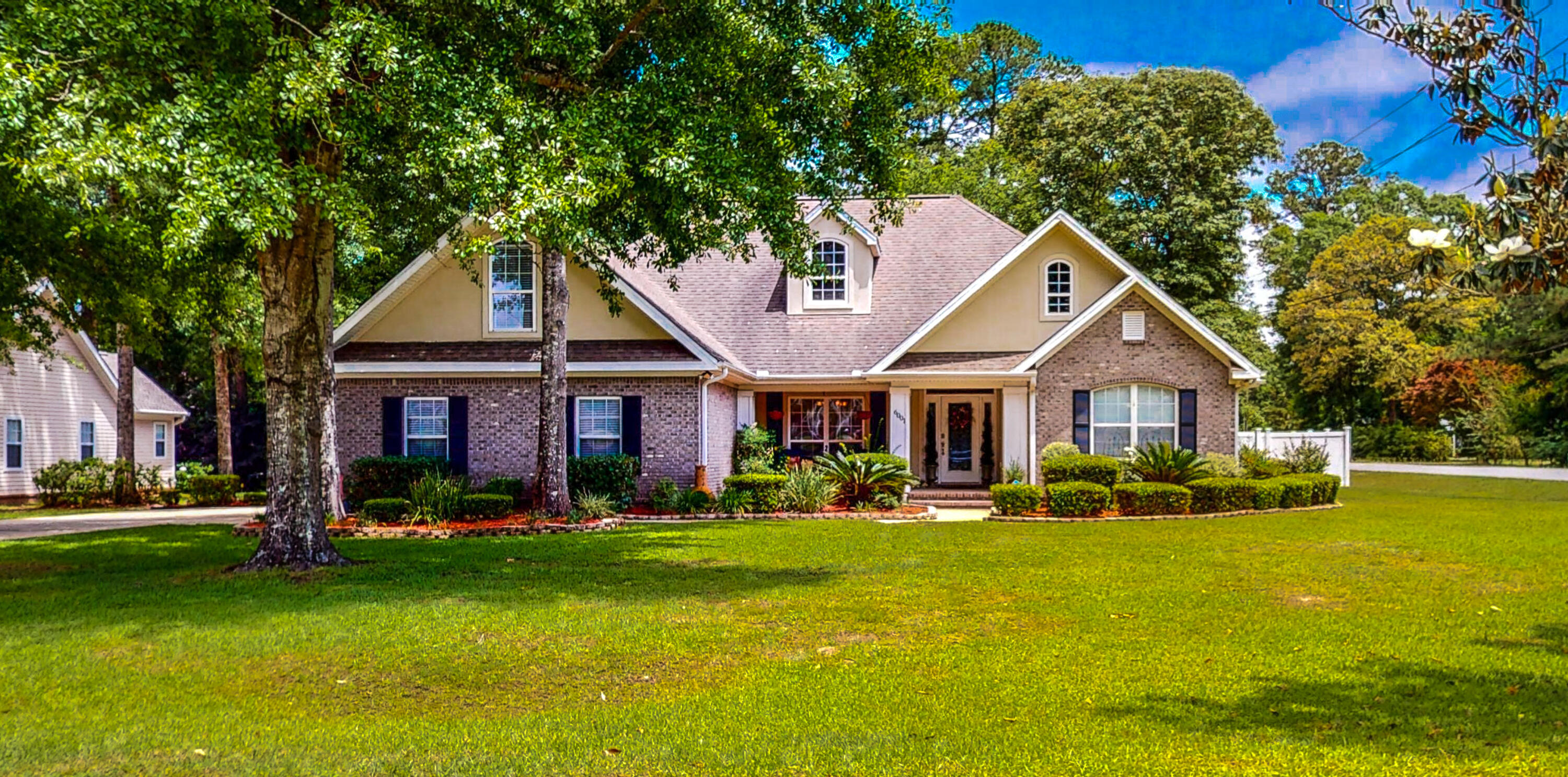 MULTIPLE OFFERS . The wait is over! This lovely home has been meticulously taken care of and has great curb appeal. This 4 bedroom, 3.5 bathroom home also has a separate bonus room ! The kitchen has custom cabinets, granite counter tops, and stainless steel appliances. The master bedroom has a trey ceiling and crown molding along with a walk-in closet that has upgraded storage shelving. In the master bathroom you will find a marble tub and and a separate shower. The home has manabloc plumbing and has a prewired outside electrical box for a backup generator or pool.The backyard is enclosed with 6ft PVC privacy fencing, a storage shed, a screened in porch and a sprinkler system. The attic has added storage space.This home has so many added features! schedule your viewing today.