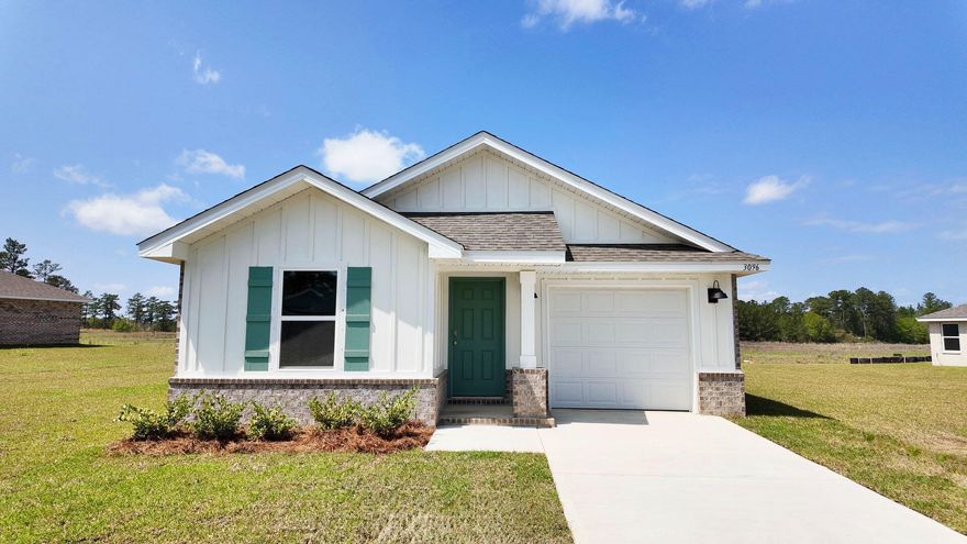 ALMOST COMPLETE AND MOVE IN READY!  Popular, unique Heritage Plantation Community featuring a nice Community POOL. The charming 'POPPY' floorplan, a contemporary 1 story cottage style home with 1 car garage and beautiful Brick & Hardie exterior.  1281 Sq. Ft. with no wasted space. Nice 3 bedrooms, 2 baths and a highly desirable open floorplan. Beautiful kitchen with stainless appliances, built in lighting, wood look flooring and nice carpet in the bedrooms. A Smart Home ''Connect'' system features several convenient devises you will enjoy, plus an irrigation system is included.  A lovely rural community like none other with larger lots and homes with stylish curb appeal.