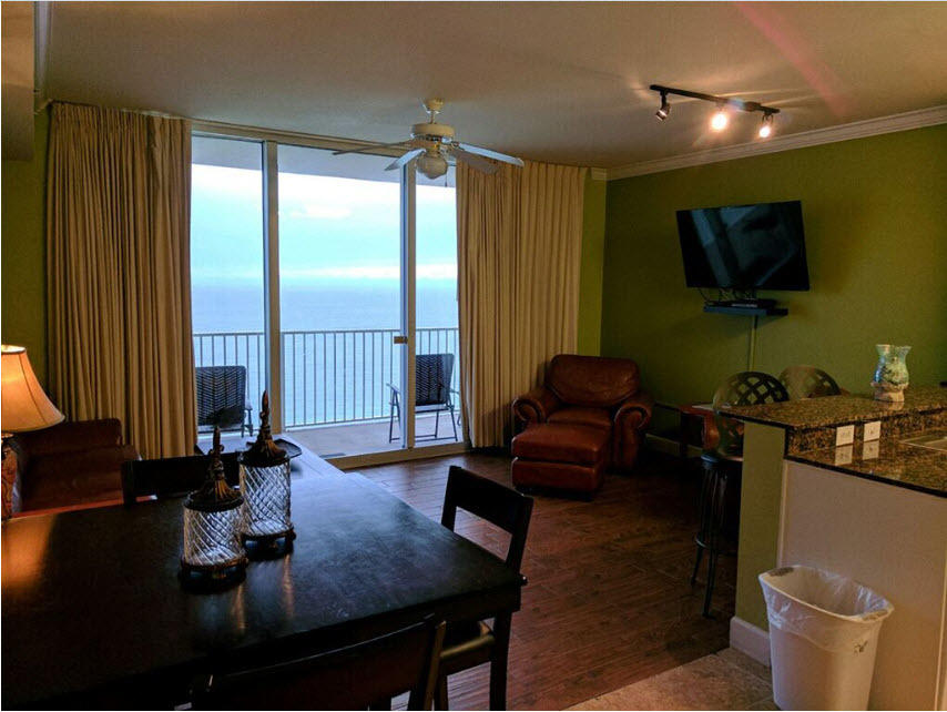 Rental ready 2 bedroom, 3 bathroom unit with bunk area/room new to the market!! New carpeting in the bedrooms and fresh paint throughout (as of 11/20/2018) 1131 sqft ''M'' Plan unit at Tidewater with open living concept! This unit features incredible views of the Gulf from the floor to ceiling glass sliding doors, tile flooring and carpeting, major kitchen appliances, updated lighting fixtures and much more! With there not being much inventory, don't miss out on this one! Contact us today to see this Unit today!