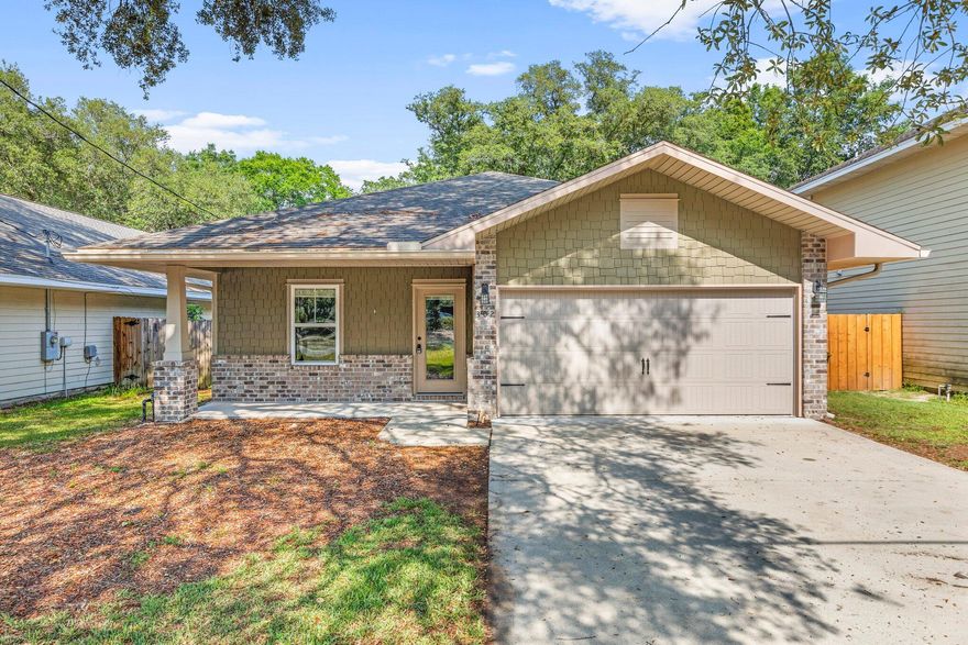 Stunning 3 bed/2 bath home in the heart of Niceville. This home feels like new, and includes many high end finishes. Centrally located to Ruckel Middle School, Niceville High, Plew Elementary, EOD school, shopping, restaurants, bases, etc. Home features a covered front porch to sip your coffee and a 2 car garage that has doubled as a home gym. Step into this large backyard oasis with a covered back porch and added cobblestone patio area. The primary suite has its own direct access into the backyard, large walk-in closet, double vanity, and a soaking tub with power jets. The newly remodeled kitchen has maple cabinetry with crown molding and granite countertops. Stainless steel appliances compliment an oversized breakfast bar and pantry. Large great room is in the rear of the home and has vaulted ceilings. Tile floor and hardwood throughout the home, with carpet in the bedrooms. This house is a MUST see!! Call or email us today for a showing appointment. Pets are considered with homeowner approval. Any pet must be housebroken and current on all shots. Any person 18 years old or older must apply separately. Tenants required to carry renter's liability insurance while occupying the property.