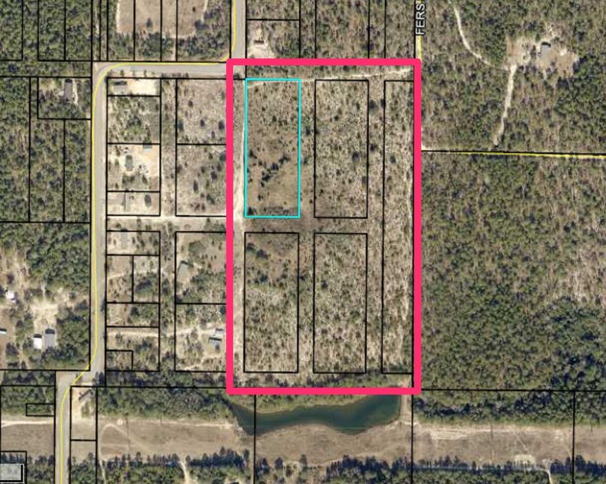 Rare find and ready to develop! Lots of building activity in area! Check with county. 15.44 Acres of land with county road rights of way in place and not included in acreage. Kervin Road paved right to these multiple parcels that have been portioned out some time ago. Check with Okaloosa county for development options. Very affordable act fast. New industrial park going in close to area at the old Shoal River Ranch location! School and golf course close by! If county allows 1/3 acre properties there may be a potential for 45 plus homes! If a Vacancy of rights of way are done the potential is a total of possible +- 22 acres. Buyer to make their own enquiries to Okaloosa county for County Road rules and procedures.