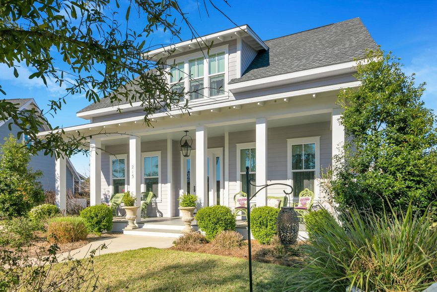 Summer is coming and what better way to spend it but in this immaculate pool home with fabulous outdoor space situated on a premium homesite on a quiet street with a green space park across the street and a pond in the back. The interior space features an open living room/dining room/kitchen that opens up to a screened porch. There is an outdoor kitchen with grill/an awesome pergola with swing and built in cabinet for TV. The Master Bedroom is downstairs with an oversized walk in closet and deluxe Master Bath.  This is a unique opportunity  and it's ready to move into now!