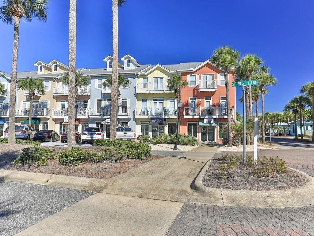 This pristine coastal townhome is located in Gulf Place, nestled at the corner of Scenic 30A corridor and County Rd 395. This quintessential 30A community offers shopping, dining and a vibrant community scene. This four story town home looks directly onto the main park of Gulf Place. It offers 2,600+ square feet of residential 4/3.5 and 800 square feet of commercial located on the first floor with a tenant that includes a two year lease (please inquire about term and leasing amount). This exceptional townhome is just steps from the  Gulf of Mexico, Shunk Gulley and many other fine dining options. Gulf Places offers three pools, tennis courts and walking paths, not to mention the many activities and events the are put on year round by the community, which all can be enjoyed on balcony of