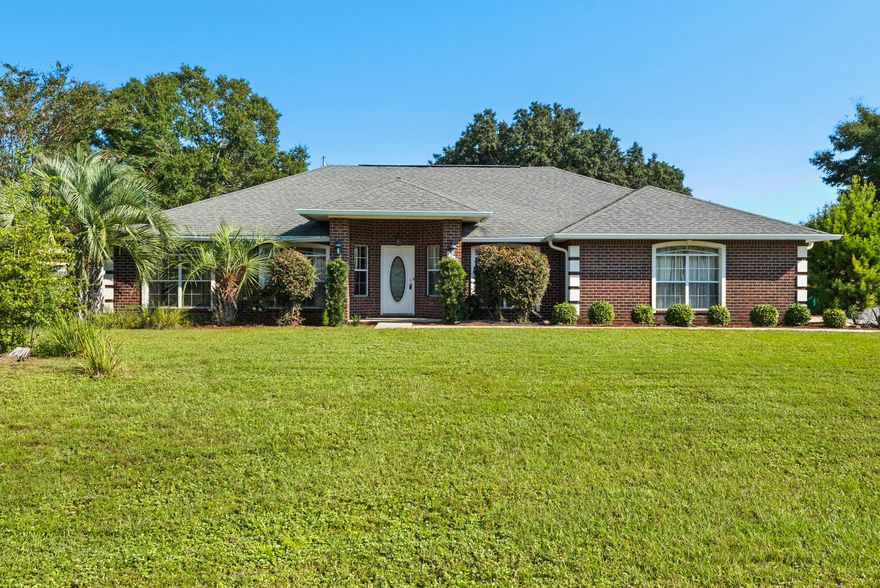 Short Sale. Stunning home with elegant design. Architectural elements offer refinement, including arched doorways, rounded corners, plant ledges, sculpture niche and dramatic ceiling height. Large kitchen has center-island, solid surface counters, high breakfast bar, pantry. Living room with corner fireplace, open to breathtaking 16 x 16 Florida room with brick knee-wall. Private master bedroom has trey ceiling, master bath with garden tub, separate shower. Upgrades throughout. Outstanding details make this home a prize. Holley by the Sea offers 8 tennis courts, pools, weight room, rec center, basketball, baseball, playgrounds, volleyball, handball, pavillions, beach front, fishing, more. Easy access to Hurlburt Field, Navarre Beach, Pensacola for shopping, dining, theater, the arts.