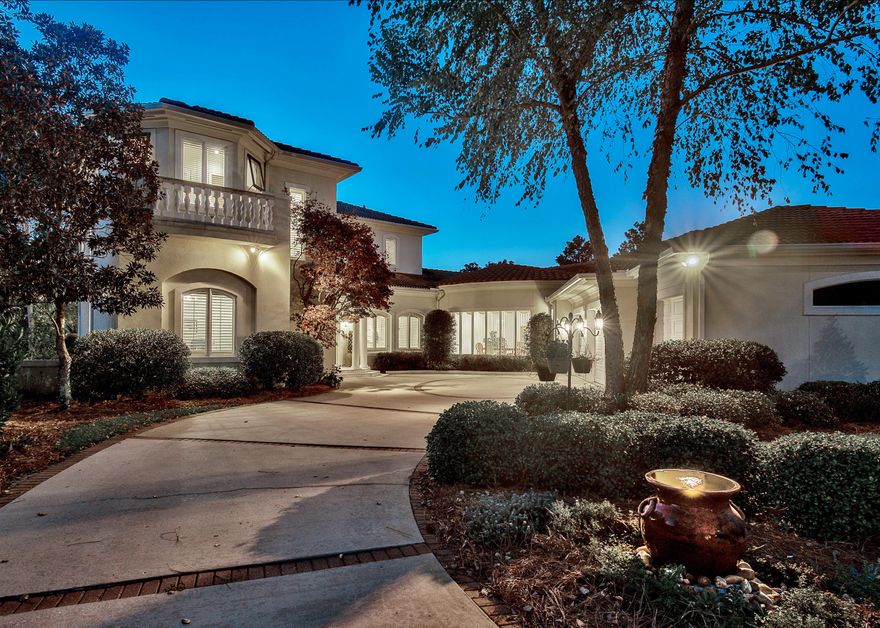 LOOKING FOR CUSTOM QUALITY CONSTRUCTION, LOTS OF SQUARE FOOTAGE & GREAT BAY VIEWS? ACT NOW. Just reduced $50,000. Stunning BAY, LAKE, & GOLF COURSE VIEWS from this Exquisite custom designed & built estate in the Gated Community of Southwind in Bluewater Bay. The owner gave meticulous thought to every high-end detail & spared no expense. You will fall in love the moment you enter the arched custom solid wood French doors. All 5 bedrooms each have their own bathroom. The main living & dining areas are open with high ceilings, cove lighting, & spectacular crown molding. Framing both ends of the room, custom lighted built-ins by Dannecker, Inc. make a statement. The gas fireplace, which can also be wood burning, offers warmth to the living area.A sun-drenched loggia READ MORE... lined with arched glass French doors, runs the perimeter of the room, offering views of golf course & bay. The open chef's kitchen with Thermador gas cooktop, Kitchen Aid wall convection oven & convection microwave, warming drawer, and custom cabinets by Wood Mode offers granite counters & ample space to prepare gourmet meals. The kitchen opens onto an oversized casual dining area with wet bar, space for an under-counter wine cooler, dry wine storage, & ice maker & offers seating for 10 guests. Off of this secondary dining room is tucked away a massive Laundry Room with plenty of cabinets & large closets for add'l storage and offers a large island with counter seating, perfect for folding laundry or doing crafts. The 1st floor features a Master Suite that will amaze you! It offers lake views, high cathedral ceilings, cove lighting, crown molding, and a private exit to the patio overlooking the bay & golf course. The master bathroom is divided into his and her private spaces, with separate vanities and 2 separate bathing and toilet areas. On one side there is a large walk-in shower with a Hansgrohe "Pharo" shower panel & on the other side is a tub with shower feature. Both areas feature electric towel warming bars. The 3 spacious walk-in master closets will give you more than enough room, with no fighting over space! On the far opposite end of the home is a guest bedroom with it's own private bathroom, which features a shower / whirlpool tub, granite vanity & towel warming bar. Across the hall, the well-appointed office with custom wood built-ins with granite inserts by Dannecker, Inc offers a closet, full bath and ample room to act as a 5th bedroom. 

As you enter the 2nd floor you walk into the perfect casual living space with built-in bookshelves & full kitchenette with sink, frig, & microwave. This is the perfect place to relax and unwind, play a game or watch a movie! This room opens onto a magnificent 1,059 sq. ft. balcony that is perfect for watching the amazing sunset off the bay, viewing the lake, or watching the golfers! The 2nd floor also offers 2 additional, well sized, bedrooms both of which are en suite, with private full bathrooms. There is also a bonus room that could be used as a 2nd office, exercise room, playroom, hobby area, or additional storage. The home also features a spacious 3-car garage.

Other features include a security system, in home audio system, 3 HVAC systems (One brand new!) with electronic air cleaning feature, 2 gas water heaters, Recirculating Hot Water in Master Suite & Kitchen, 1" impact glass windows on the bay facing side of the house for extra hurricane storm protection & helps lower utility bills, in house wall dust vac system that will make cleanup easy, in wall home pest system that allows the home to be treated for pests without having to have a technician spray chemicals inside your home, a termite bond, extra insulation to help lower utility bills, high-end finishes, solid 8' interior doors, lighting, & appliances. In addition, the Vantage home lighting system, allows you to control all lighting on dimmers with ease, an away feature makes turning lights off a breeze & a panic feature will turn on almost every light in the home. The home is also located a short block to the school bus stop!

Located in the exclusive gated community of Southwind, this magnificent home is close to schools, shopping, restaurants, very close to the Mid-Bay Bridge with quick access to Destin & beaches!  With too many upgrades to list, come visit this exquisite estate today!