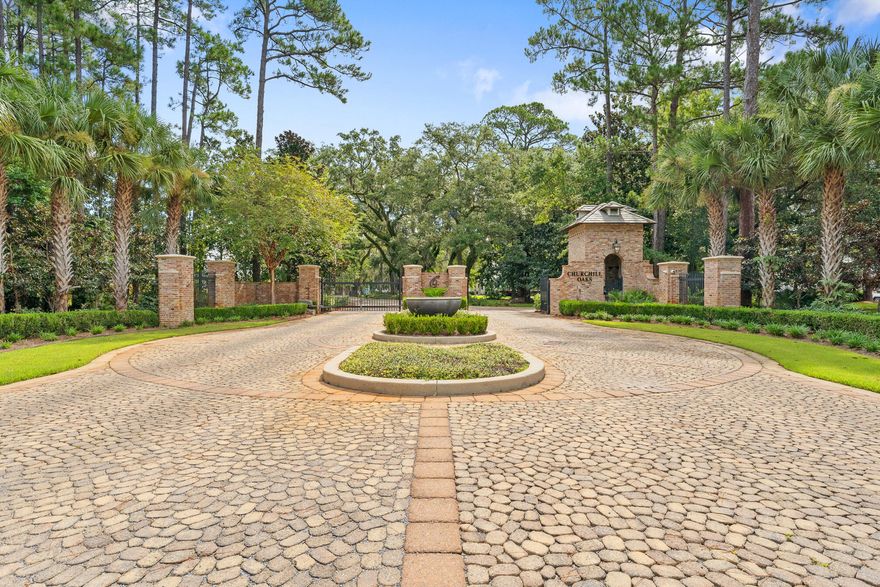 Churchill Oaks is the pinnacle of where coastal elegance meets nature. With majestic oak trees and gentle bay breezes, this serene and picturesque setting make the neighborhood one of South Walton's hidden gems. Residents shall enjoy an abundance of amenities, inclusive of an amazing bay front pool, club house and an on site work out facility.   Additionally, this lot comes with a full set of architectural plans for an unbelievable residence.  These plans are HOA and Walton County approved with permit. The tap fees are paid and lot is ready for construction to begin for the buyer that wants a truly special place to call home.