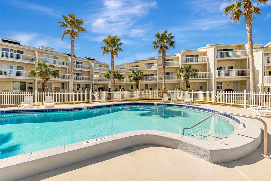 This beautiful 1,800 square foot living space is on a 0.02 acre lot in the highly sought after community of Paradise Point. The property is situated within a gated community of 34 townhomes and offers water views, granite countertops, an in-ground pool, a fishing pier, a boat dock, and access to the beach and sound, and no short-term rental. Enjoy stunning sunrise and sunset views from this unique offering.The fully furnished residence features three bedrooms and three and a half bathrooms. The interior spaces provide ample room for comfortable living, with thoughtful design elements throughout. The kitchen is equipped with granite countertops and stainless steel appliances, offering a stylish and functional workspace.True coastal living island style on Navarre Beach and the Gulf.
