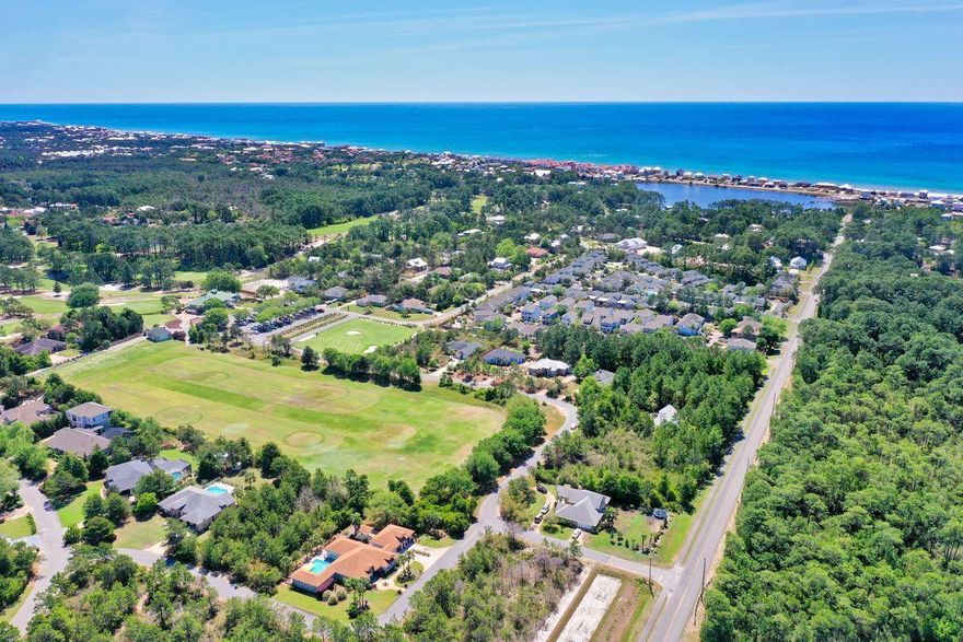 This -1/2 acre lot is seconds from Santa Rosa Beach Golf Course and just minutes to the beach. No HOA Dues along with no build-out time requirement allows for you to start today or plan for the future at your pace. Enjoy a casual relaxed lifestyle, a short walk from the Santa Rosa Golf & Beach Club clubhouse and tennis courts, or a short bike ride to the sandy white beaches of South Walton. Equity and/or Social memberships to the Santa Rosa Golf & Beach Club are currently available and quite reasonably priced. Living in this coastal community near Scenic 30A offers upscale shopping and world class dining within a short drive. Head east to enjoy the cafes, boutiques and art galleries of Gulf Place.