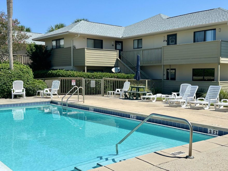 Welcome to Cross Creek Condos in beautiful Miramar Beach! This 1-bedroom plus bunk room retreat is set in a low-density complex just a short distance to the sugar-white sand beaches of the Gulf of America. Fully furnished and turnkey, it features updates including luxury vinyl plank flooring, a tiled bathroom, and granite countertops. Miramar Beach offers the best of coastal living with world-class dining, Silver Sands Premium Outlets, and year-round festivals. Relax with a beverage of choice on your balcony overlooking the pool after a day at the beach or exploring all the area has to offer. Perfect as a vacation home or investment property, this condo is ready for you. Call today for more information and book your private tour today!