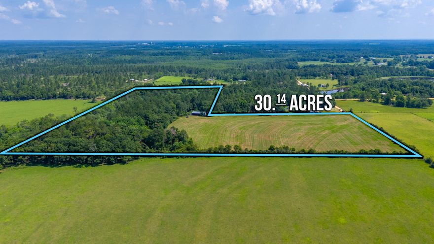 Located in North Walton County at the end of S Suttles Rd, this property offers a great opportunity to own 30 acres in one of the most sought areas in the County. Property has a large hay field and still offers tons of woods for outdoor enjoyment and hunting. Property has a large barn for storage and hay as well as power already on property, The wooded area offers tons of hunting and privacy located at the end of the road, build your dream home here! Property allows for all things zoned agriculture! BEST BUY on market!!!! PROPERTY IS NOT LANDLOCKED. IT IS AT THE END OF S SUTTLES RD, A COUNTY NMAINTAINED ROAD.