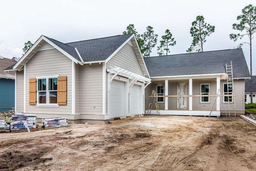 The modified Gardenia plan from Huff Homes is made up of 4 bedrooms, 3 and 1 half bathrooms, and a 2-car garage. A beautiful color scheme and open-concept living on a one-story plan create the perfect atmosphere for family time and entertaining. Filled with upgrades, the gorgeous features of this home include quartz countertops throughout, upgraded engineered wood flooring, lap and gap accents in hallway and master bedroom, glass door stacked cabinets, under cabinet lighting in the kitchen, upgraded Wolf appliances including a microwave drawer, dual fuel 30'' range, Sub Zero refrigerator, 30'' vent hood + more.
