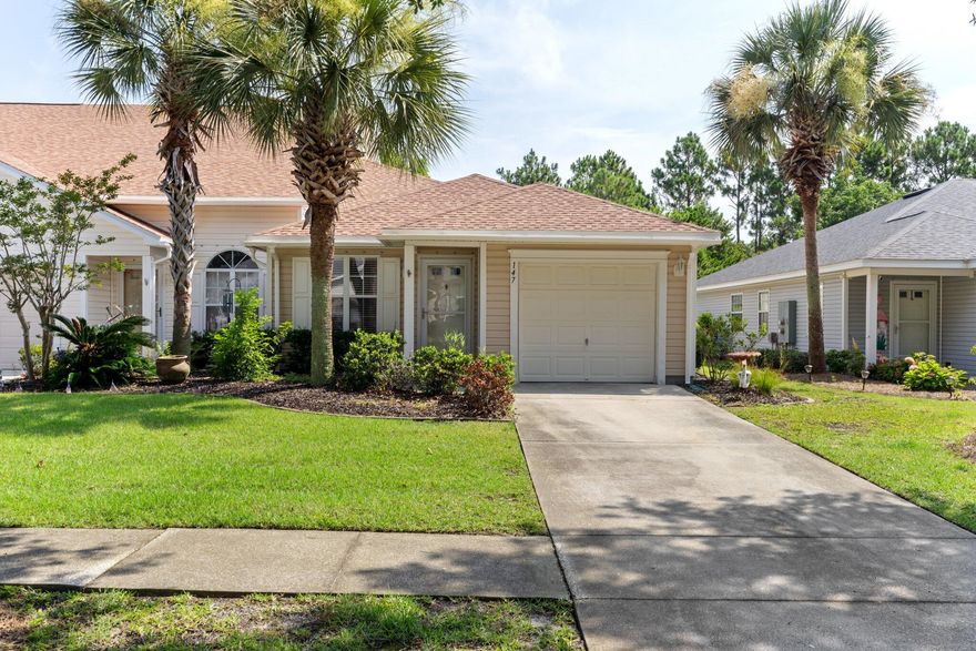**EASY SHOW**Prime Location in Panama City Beach! Welcome to this charming 2 bedroom, 2 bath end-unit townhome in the highly sought-after Palmetto Trace community. Ideally situated in the heart of Panama City Beach, this home offers unbeatable convenience, just minutes from world-class beaches, Pier Park, shopping, dining, and entertainment that make the Emerald Coast such a top destination. Step inside to discover a bright, open floor plan with a fully equipped kitchen featuring granite countertops, a stylish tile backsplash, and a complete appliance package. Crown molding throughout, tile flooring and inviting sunroom provides a prefect flex space. Enjoy peace of mind with a brand-new HVAC system installed in July 2025, complete with a 10-year transferable warranty. As a resident of ==> Palmetto Trace, you'll have access to two community pools, beautifully maintained landscaping, sidewalks, and dual entrances for effortless access. Whether you're searching for a primary home, second residence, or investment opportunity, this move-in ready townhome delivers comfort, location, and value in one of the most desirable communities in Panama City Beach. Don't miss your chance to live the coastal lifestyle... Schedule your showing today!