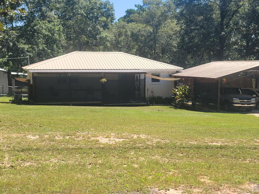 Homestead-Ready Brick Home on 5 Acres with Shop, RV Hookup & PoolDiscover the perfect homestead opportunity with this two-bedroom, one-bath brick home situated on five partially cleared acres in a quiet, peaceful neighborhood. Designed for privacy and self-sufficiency, this property offers the space and infrastructure ideal for gardening, small livestock, and sustainable living.Enjoy morning coffee or evening sunsets from the covered front and back decks, while theabove-ground pool provides a refreshing retreat after a day spent outdoors.A standout feature is the 30x30 totally insulated shed with a full bathroom and 2 a/c window units, perfect for a workshop, canning space, storage, or guest use. The property also includes an RV pad with full hookups and its own septic system, providing flexibility for extended stays or personal use.

Homestead highlights include:
"	Well water for independent water supply
"	Septic system
"	Brick construction for durability and low maintenance
"	Partially cleared and ready for gardens, orchards or animals
"	Quiet rural setting with room to grow

This property is ideal for those seeking a peaceful homestead lifestyle with room to expand and enjoy the outdoors.
