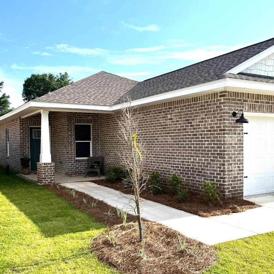 *!*!$15,000 towards closing cost, to include title, doc stamps, deed, final survey and remainder of funds towards buyers cc, prepaids, and buy downs.. This sweet all brick house is ready to be a home!  Enjoy the split floor plan with beautiful finishes throughout. The kitchen features stainless-steel appliances, Shaker style cabinets with soft-close doors & drawers, spacious pantry, quartz countertops throughout the home, and a timeless kitchen backsplash. The master bedroom has a huge walk-in closet with its own bathroom offering beautiful, cultured marble shower & dual vanities. LVP waterproof flooring throughout helps keep this a low-allergen home. Live in the heart of Niceville; walking distance to Plew Elementary school pre-K to 5th grade, shopping and entertainment.