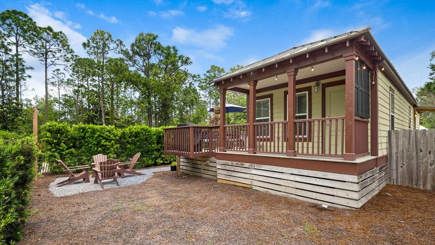 Available 06/25; 1-year lease. Fully Furnished 2-Bedroom Cottage in Seagrove Beach. Recently enhanced with freshly painted cabinets, new kitchen island, and upgraded lighting throughout. This charming two-bedroom, one-bathroom cottage is just a few short blocks to the San Juan beach access. Located on a lot that backs up to the state forest, this cottage offers a serene retreat while still being close to the shops and dining of Seaside and Watercolor. Fully furnished, including internet, power, water, and sewer included in the monthly rental rate; tenant required to obtain phone and cable if wanted.  Second bedroom features a daybed with trundle and a home office with built-in desk.
