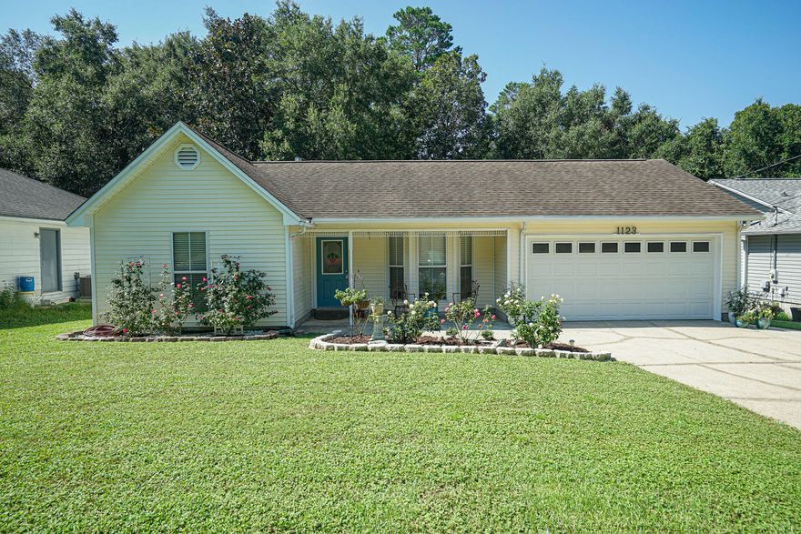 Centrally Located in the Heart of Niceville. Upon entering this spacious  one story home featuring Split Bedroom Floor plan and great Open Concept Plan. Starting with The Front Covered Porch entering into the Family Room which flows into Dining Area and  Kitchen seamlessly. Kitchen was totally remodeled with Cabinets, Roll out Drawers, Soft Close Drawers along with 2 Pantry's and Granite Countertops. GE Gas 4 Burner Stove, 
GE Double Refrigerator and GE Dishwasher.. Both Bathrooms remolded 2019/2020. New Smart Nest Thermostat 2018. Stackable LG Washer/Dryer High Efficiency 2016. Roof Replaced 2012, New Gas Water Heater 2015. Stepping out to the newly painted Deck 13'x21 with Canopy top, easy relaxation. Large Yard with Storage Shed and  Totally Fenced Sprinkler System is manual operation.