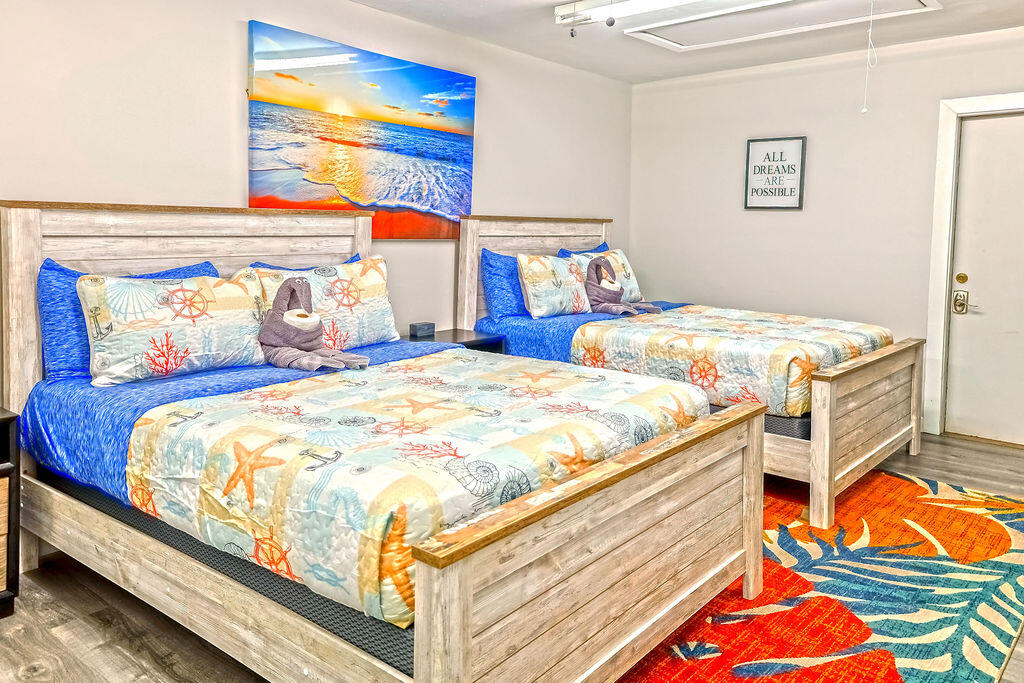 Welcome to HoneyTree--a fully furnished and spacious townhouse in the heart of Fort Walton Beach! With room to sleep up to 11, this home is perfect as a primary residence, vacation getaway, or short-term rental. Enjoy an unbeatable location just across the street from Liza Jackson Park, dog-friendly beaches/park, a public boat ramp, fishing pier, volleyball courts, gazebos, and the vibrant downtown scene full of restaurants and shops. The open layout offers plenty of space to relax and entertain, while parking for up to 4 vehicles adds everyday practicality. Whether you're looking to settle down on the Emerald Coast or invest in a move-in-ready property with rental appeal, HoneyTree delivers comfort, location, and lifestyle in one complete package.