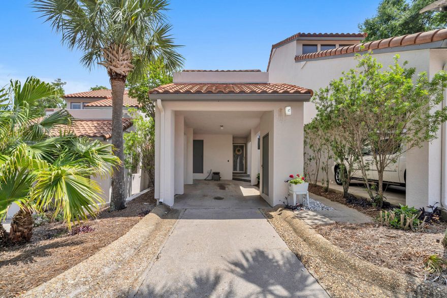 MOTIVATED SELLER!! BRING OFFER!! Located in beautiful Tops'l Beach Resort. This amazing property comes fully furnished - turn-key ready with everything you need to make this your home away from home or rental property. Located next to the club pool and club amenities. New flooring, furnishings and water heater installed 2023. New AC unit & dishwasher installed 7/2024. There is a tram service available in case you don't want to walk that will take you to the private beach where you can also relax eating at the Blue Dunes Grill. Tops'l Beach Resort is a private, gated community noted for its outstanding tennis facilities with 12 Rubico clay courts. Other amenities include 600 feet of private beach, shuttle service to the beach.