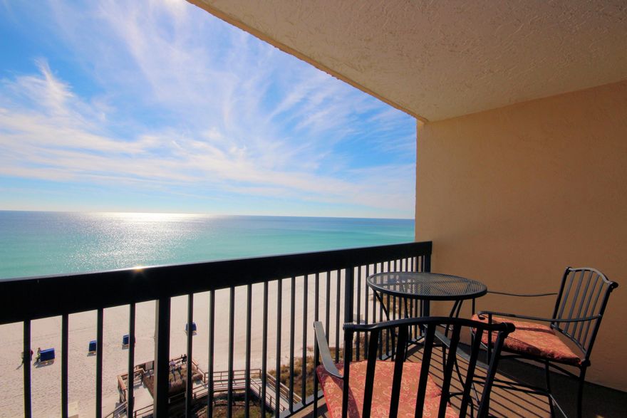 This Gorgeous Sundestin unit offers Incredible Gulf-Front Views! Hear the sound of the surf and sit back and watch the dolphins play and the beautiful sunrise while you enjoy your morning coffee. This unit is without question one the most sought after rental properties in Destin, and with the price this is an investment too good to pass. Newly updated kitchen that includes beautifully titled backsplash, granite counter tops and travtine flooring that travel throughout this must see 1 bedroom 1.5 bath condo.The living area overlooks the breathtaking waters of the gulf of Mexico insuring you are always feeling relaxed while away from home.